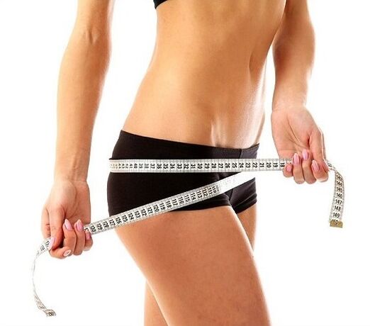 вимірювання об'ємів стегон після вправ для схуднення